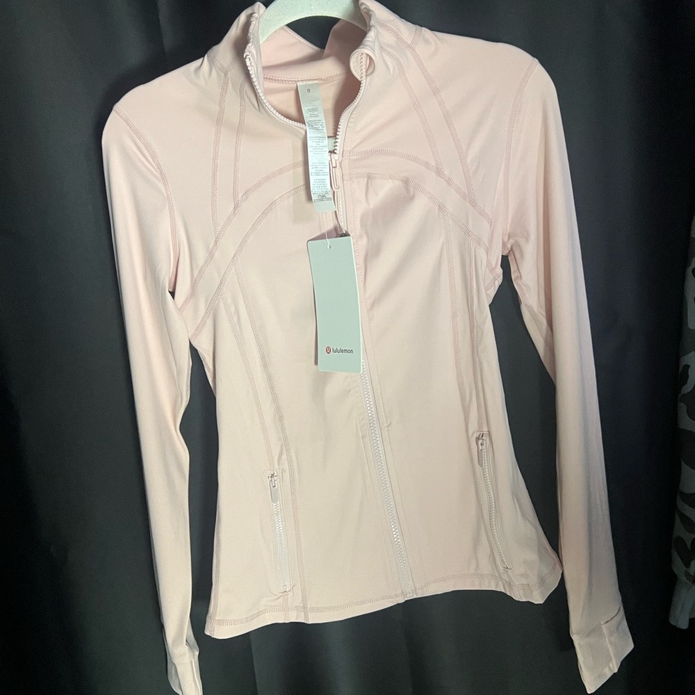 Lululemon Athletica Light Pink and White Jackets